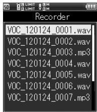 OLYMPUS LS-20M - En mode enregistrement - 1