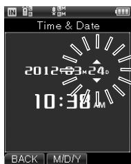 OLYMPUS LS-20M - Configurez en appuyant sur la touche +/ - - 1