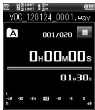 OLYMPUS LS-5 - En mode enregistrement - 2