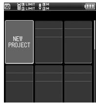 OLYMPUS LS-5 - Creez un projet - 1