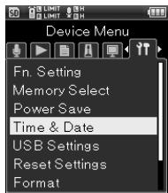 OLYMPUS LS-5 - Heure et Date [Heure et Date] - 1