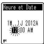 OLYMPUS VN-713PC - Réglage de l'heure et date [Heure et Date] - 1
