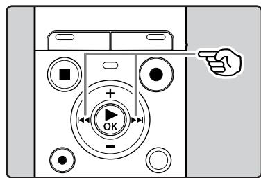 OLYMPUS VN-713PC - Reperage du début d'un fichier - 1
