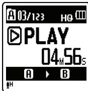 OLYMPUS VN-8500 PC DNS - Comment commencer à segmenter la lecture à répétition - 6