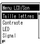 OLYMPUS VN-850PC ME-52 - Méthode de paramétrage du menu - 7