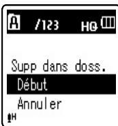 OLYMPUS VN-850PC ME-52 - Annulation de la fonction de lecture à répetition du segment: - 9