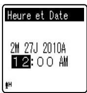 OLYMPUS VN-850PC ME-52 - Réglage de l'heure et date [Heure et Date] - 3