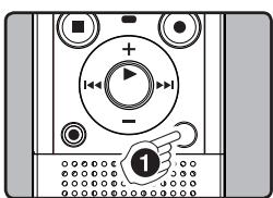 OLYMPUS VN-850PC ME-52 - Réglage d'une marque index ou d'une marque temps - 1