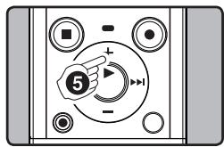 OLYMPUS VN-850PC ME-52 - Annulation de la fonction de lecture à répetition du segment: - 6