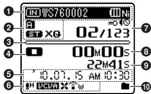 OLYMPUS WS-650 DNS - Affichage de fichiers - 2