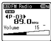 OLYMPUS WS-650 DNS - Appuyez sur la touche + ou - pour ajuster à un volume d'écoute comfortable. - 1