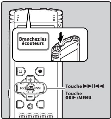 OLYMPUS WS-650 DNS - Changement du mode de réception - 1