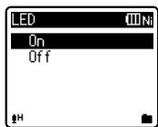 OLYMPUS WS-650 DNS - Appuyez sur la touche OK/MENU ou  I. - 1