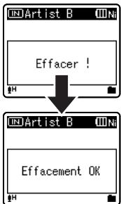 OLYMPUS WS-650 DNS - Appuyez sur la touche OK  /MENU. - 1