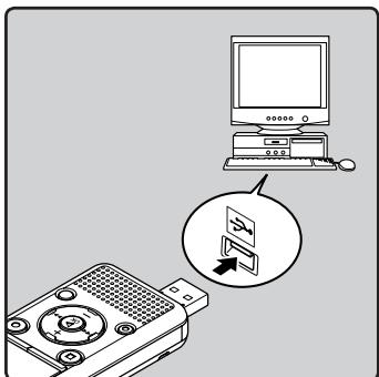 OLYMPUS WS-811 - Connector l'enregistreur à votre ordinateur - 2