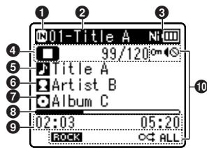 OLYMPUS WS-811 - Affichage de fichiers - 1