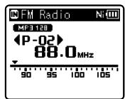 OLYMPUS WS-811 - Appuyez sur la touche STOP ( ) pour arreter l'enregistrement. - 1