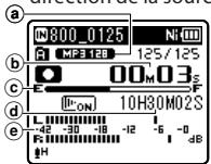 OLYMPUS WS-811+ME-51 - Appuyez sur la touche REC (●) pour démarrer l'enregistrement. - 1
