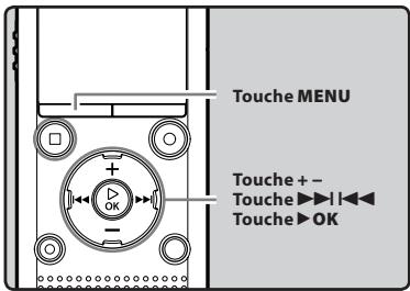 OLYMPUS WS-811+ME-51 - Déplacer/copier des fichiers [Action/copie] - 1