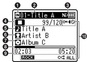 OLYMPUS WS-813 - Affichage de fichiers - 1