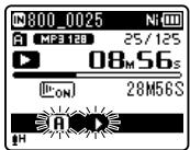 OLYMPUS WS-813 - Comment commencer à segmented la lecture à répétition - 2