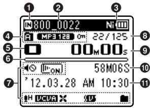 OLYMPUS WS-813 - Affichage de fichiers - 1