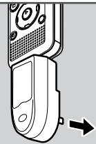 OLYMPUS WS-813 - Branchez I'adaptateur AC sur la prise secteur. - 1