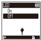 OLYMPUS VN732PC - Appuyez sur la touche + / - pour modifier le paramètre. - 2