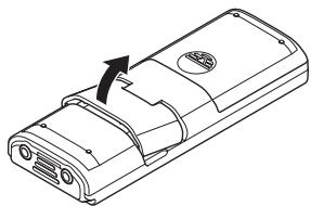 OLYMPUS VN 733PC - Insertion d'une carte microSD - 1