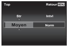 OLYMPUS STYLUS TG-4 - Pour ajuster la fonction Tap control - 1