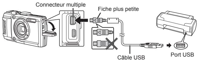 OLYMPUS STYLUS TG-4 - Connexion de l'appareil photo - 1