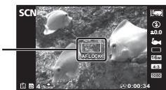 OLYMPUS TG-860 - Pour verrouiller la distance de mise au point pour les prises de vue sous l'eau (verrouillage AF) - 1