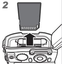 OLYMPUS TG-860 - Pour-retirer la cartemémoire - 2