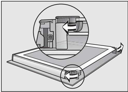 MIELE H 2661 BP-1 IN - Désassemblage de la porte - 1