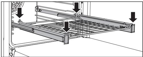 MIELE H 2661 BP-1 IN - Rails télécopiques FlexiClips HFC72 - 3