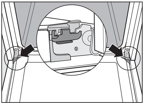 MIELE H 2661 BP-1 IN - Déposer la porte - 1