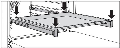 MIELE H 2661 BP-1 IN - Rails télécopiques FlexiClips HFC72 - 2