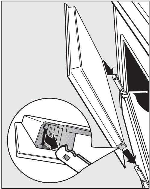 MIELE H 2661 BP-1 IN - Montage de la porte - 1
