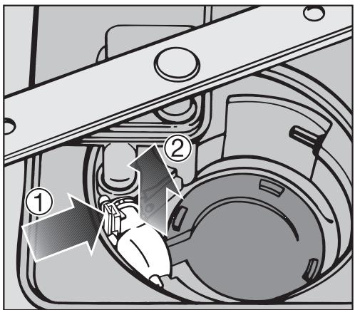 MIELE G4486SCVI XXL - Nettoyage de la pompe devidange et du clapetanti-retour - 1