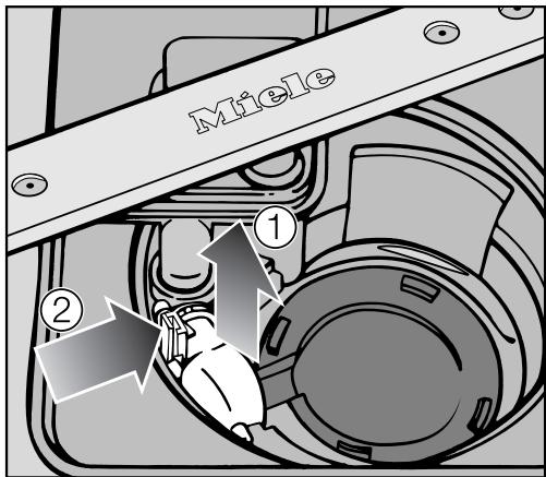 MIELE G 4922 EXTRA CLEAN - Nettoyage de la pompe de vidange et du clapet anti-retour - 1