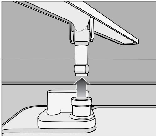 MIELE G 4922 EXTRA CLEAN - Nettoyage des bras de lavage - 2