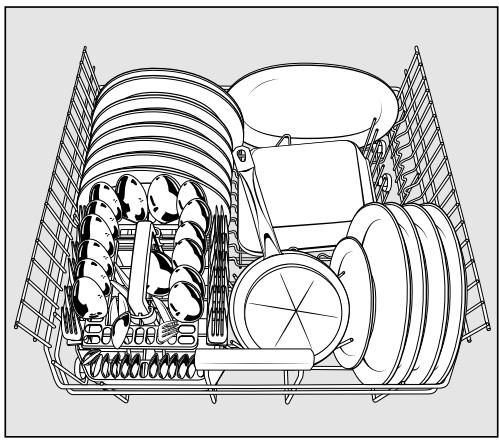 MIELE G 4922 EXTRA CLEAN - Lave-vaisselle avec panier à couverts - 4