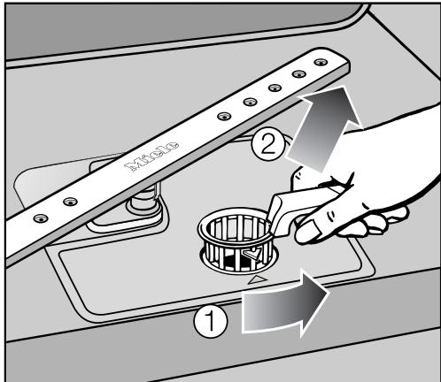 MIELE G 4922 EXTRA CLEAN - Nettoyage des filtres - 1