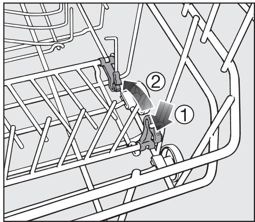 MIELE G 4922 EXTRA CLEAN - Pics rabattables - 1