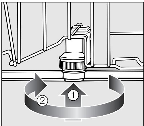 MIELE G 4922 EXTRA CLEAN - Nettoyage des bras de lavage - 1