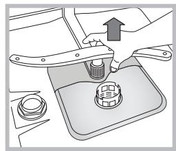 INDESIT DISR 16M19 A EU - Cleaning the spray arms - 2