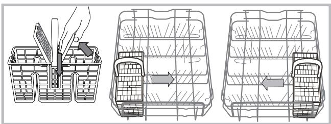 INDESIT DISR 16M19 A EU - Panier à couverts - 1