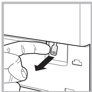 INDESIT EWC 61252 WFR.M - Opening the porthole door manually - 3