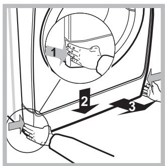 INDESIT ITWE71252WFR - Opening the porthole door manually - 2