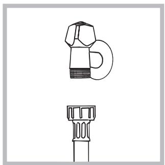 INDESIT INNEX BWA 101283X W FR - Raccordement du tuyau d'arrivée de l'eau - 1